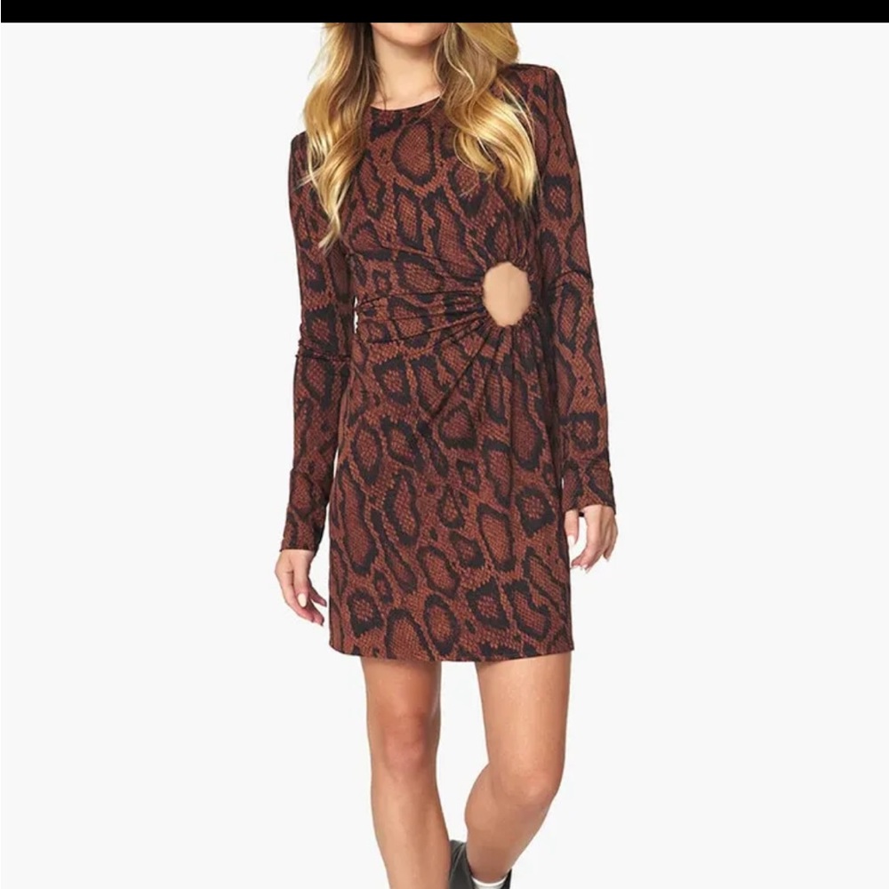 Danielle Bernstein o-ring mini dress